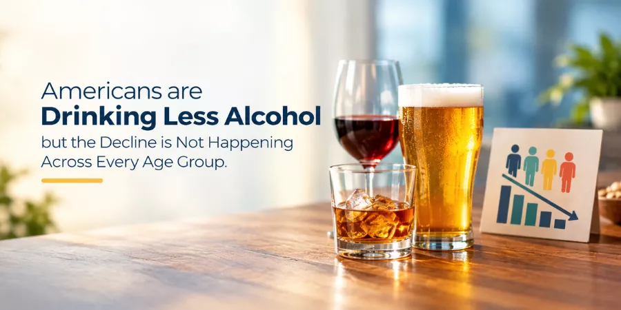 Americans drinking less alcohol