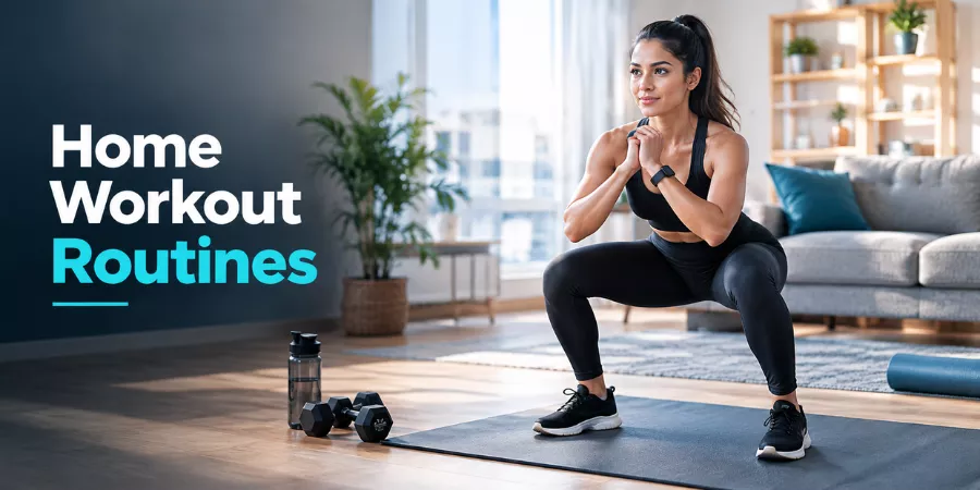 Home Workout Routines: Beginner Plans, No-Equipment Exercises and Weekly Schedules