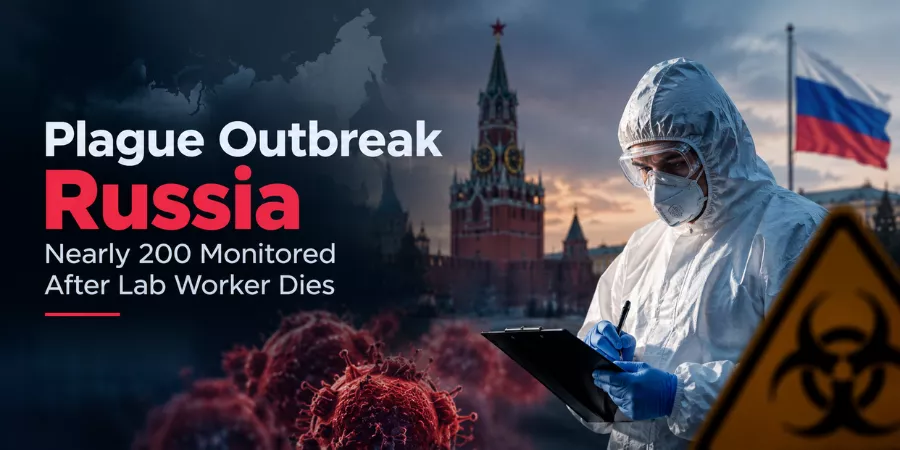 Russia suspected plague case